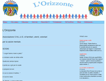 Tablet Screenshot of lorizzonte.org